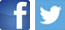 facebook and twitter logos